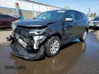 2018 Chevrolet Equinox LT with VIN 2GNAXSEV8J6104607, listed as a Copart auction lot 54155635 with 46,603 mi miles and Salvage Title. Bid and sale history available at carsss.com. Image 1.