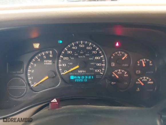 2001 Chevrolet Tahoe LS with VIN 1GNEK13TX1R108982, listed as a IAAI auction lot 41622297 with 202,013 mi miles. Bid and sale history available at carsss.com. Image 7.