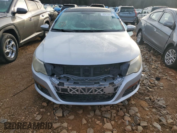 2010 Volkswagen CC with VIN WVWEU7AN9AE564778, listed as a Copart auction lot 43419875 with 166,968 mi miles and Salvage Title. Bid and sale history available at DreamBid. Image 5.