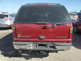 2004 Chevrolet Suburban LT with VIN 3GNEC16ZX4G329869, listed as a Copart auction lot 75017474 with 129,922 mi miles and Salvage Title. Bid and sale history available at carsss.com. Image 6.