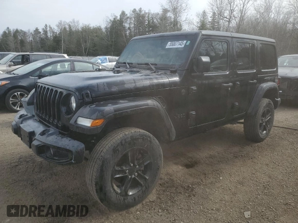 2023 Jeep Wrangler Sport S with VIN 1C4HJXDN2PW559717, listed as a Copart auction lot 55007145 with 34,484 mi miles and Clean title. Bid and sale history available at DreamBid. Image 1.