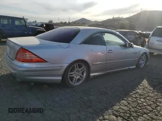 2003 Mercedes-Benz CL-Class 5.0L with VIN WDBPJ75J03A035656, listed as a Copart auction lot 89213775 with 0 mi miles and Clean Title. Bid and sale history available at carsss.com. Image 3.