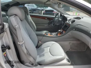 2003 Mercedes-Benz SL 500 with VIN WDBSK75F93F021714, listed as a Copart auction lot 58963285 with 51,938 mi miles and Clean title. Bid and sale history available at DreamBid. Image 10.