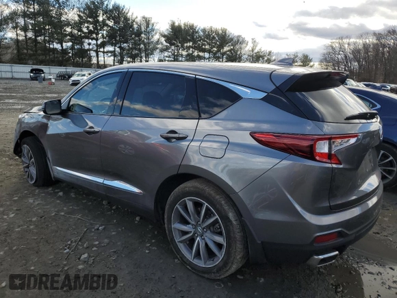 2023 Acura RDX w/Technology Package with VIN 5J8TC2H53PL002948, listed as a Copart auction lot 43728625 with 25,901 mi miles and Salvage Title. Bid and sale history available at carsss.com. Image 2.