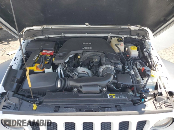 2020 Jeep Wrangler Unlimited Sport S with VIN 1C4HJXDG7LW144226, listed as a Copart auction lot 65087935 with 77,815 mi miles and Salvage title. Bid and sale history available at DreamBid. Image 12.