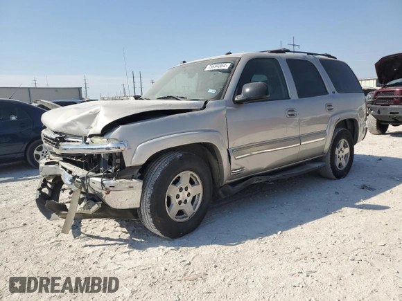 2004 Chevrolet Tahoe LT with VIN 1GNEC13ZX4R306385, listed as a Copart auction lot 75694864 with 168,142 mi miles and Salvage Title. Bid and sale history available at carsss.com. Image 1.