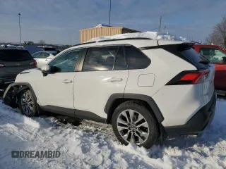 2019 Toyota RAV4 XLE Premium with VIN 2T3A1RFV6KW045015, listed as a Copart auction lot 87649145 with 48,311 mi miles and Salvage Title. Bid and sale history available at carsss.com. Image 2.