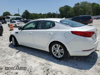 2013 Kia Optima EX with VIN 5XXGN4A71DG238043, listed as a Copart auction lot 62005815 with 118,519 mi miles and Salvage title. Bid and sale history available at DreamBid. Image 2.