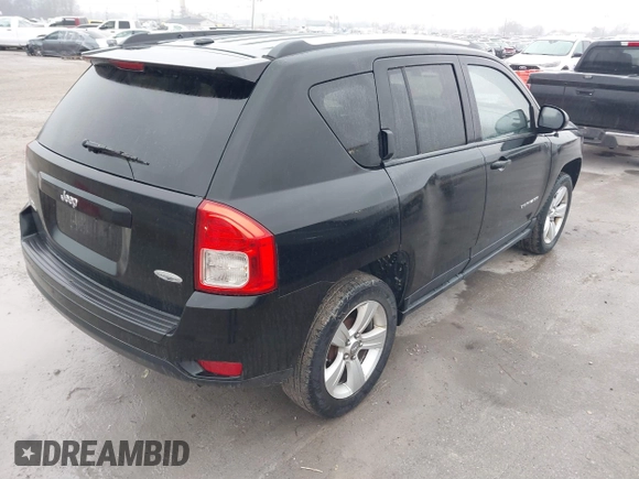 2012 Jeep Compass Latitude with VIN 1C4NJCEA6CD677525, listed as a IAAI auction lot 41478397 with 174,655 mi miles and . Bid and sale history available at carsss.com. Image 4.