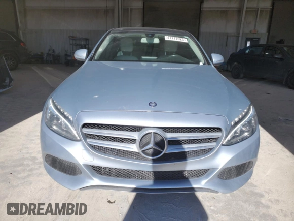 2015 Mercedes-Benz C-Class C 300 Luxury with VIN 55SWF4KB2FU040345, listed as a Copart auction lot 41772025 with 150,485 mi miles and Salvage Title. Bid and sale history available at carsss.com. Image 5.