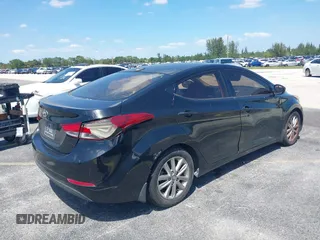 2016 Hyundai Elantra SE with VIN 5NPDH4AE3GH655259, listed as a IAAI auction lot 42032526 with 152,676 mi miles and . Bid and sale history available at DreamBid. Image 4.