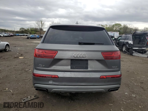 2017 Audi Q7 Premium Plus with VIN WA1LAAF75HD013961, listed as a Copart auction lot 51813705 with 168,875 mi miles and Clean Title. Bid and sale history available at carsss.com. Image 6.