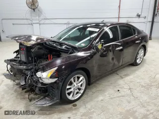2011 Nissan Maxima 3.5 S with VIN 1N4AA5AP2BC838516, listed as a Copart auction lot 47819565 with 133,286 mi miles and Salvage Title. Bid and sale history available at carsss.com. Image 1.