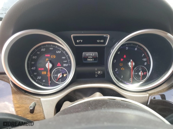 2016 Mercedes-Benz GLE with VIN 4JGDA5JB4GA748259, listed as a Copart auction lot 54588875 with 78,061 mi miles and Clean Title. Bid and sale history available at carsss.com. Image 9.