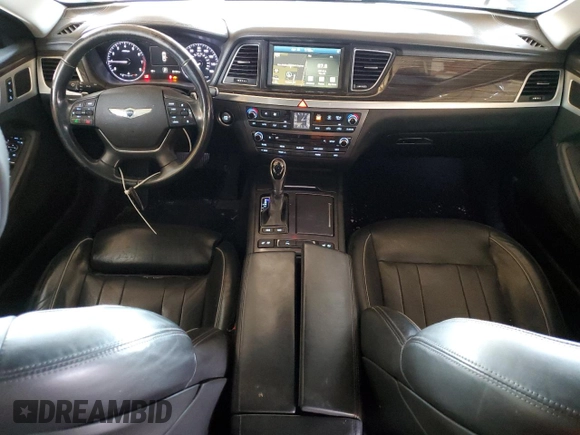 2015 Hyundai Genesis 3.8L with VIN KMHGN4JEXFU089025, listed as a Copart auction lot 55453065 with 96,134 mi miles and Clean Title. Bid and sale history available at carsss.com. Image 8.
