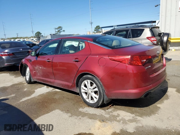 2013 Kia Optima EX with VIN 5XXGN4A7XDG118726, listed as a Copart auction lot 49297365 with Not Provided miles and Salvage Title. Bid and sale history available at carsss.com. Image 2.