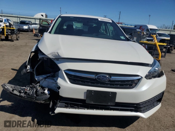2021 Subaru Impreza with VIN 4S3GKAB68M3607588, listed as a Copart auction lot 49654435 with 47,774 mi miles and Salvage Title. Bid and sale history available at carsss.com. Image 5.