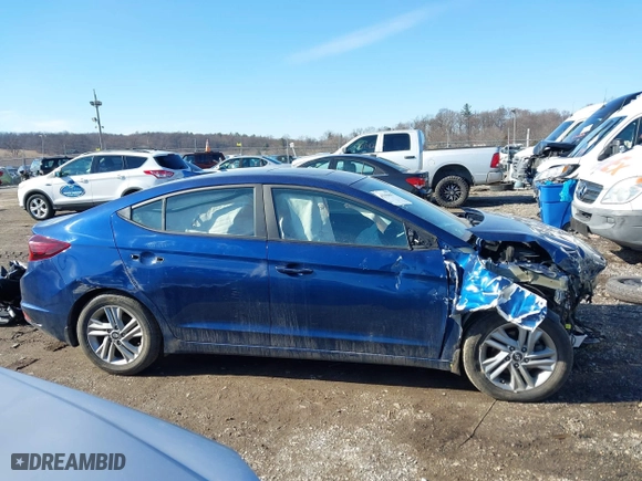 2020 Hyundai Elantra Value Edition with VIN 5NPD84LF0LH630996, listed as a IAAI auction lot 41566447 with 37,017 mi miles. Bid and sale history available at carsss.com. Image 13.