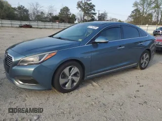 2016 Hyundai Sonata Hybrid Limited with VIN KMHE34L17GA014812, listed as a Copart auction lot 51714225 with 140,580 mi miles and Clean Title. Bid and sale history available at carsss.com. Image 1.