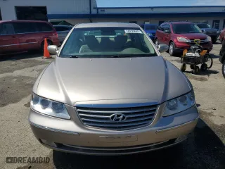 2008 Hyundai Azera Limited with VIN KMHFC46F58A288605, listed as a Copart auction lot 50295685 with 163,023 mi miles and Non Repairable. Bid and sale history available at carsss.com. Image 5.