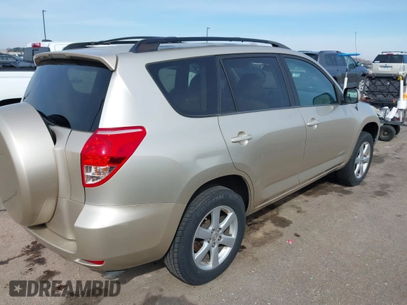 2007 Toyota RAV4 Limited with VIN JTMZD31V676038668, listed as a IAAI auction lot 41952011 with 164,071 mi miles. Bid and sale history available at carsss.com. Image 4.