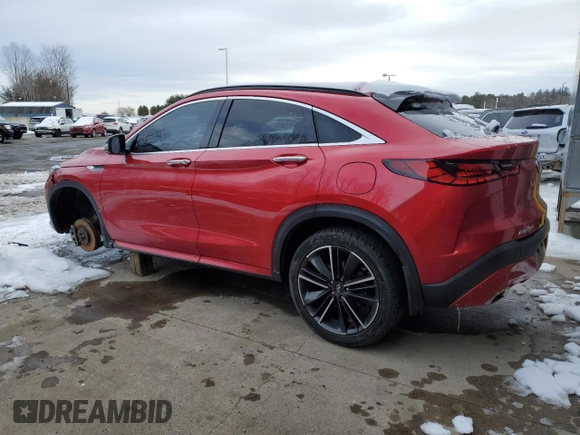 2022 Infiniti QX55 Sensory z VIN 3PCAJ5L36NF100049, wystawiony jako Copart lot #45085895 z przebiegiem 75 947 mil mil oraz Szkoda całkowita • Salvage title. Historia ofert i sprzedaży dostępna na DreamBid. Obrazek 2.