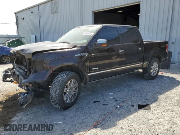 2014 Ford F-150 XL with VIN 1FTFW1ET3EFC25633, listed as a Copart auction lot 51579375 with 127,071 mi miles and Salvage Title. Bid and sale history available at carsss.com. Image 1.