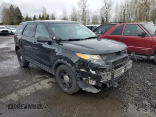 2014 Ford Utility Police Interceptor with VIN 1FM5K8AR3EGA04467, listed as a Copart auction lot 47589085 with 115,496 mi miles and Salvage Title. Bid and sale history available at carsss.com. Image 4.