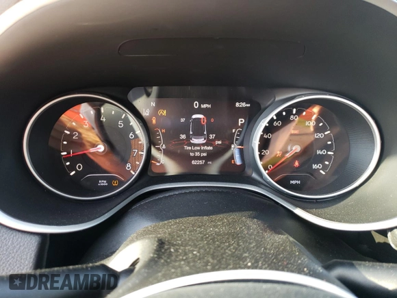 2019 Jeep Compass High Altitude with VIN 3C4NJDCB8KT668657, listed as a Copart auction lot 68429784 with 62,257 mi miles and Non repairable. Bid and sale history available at DreamBid. Image 9.
