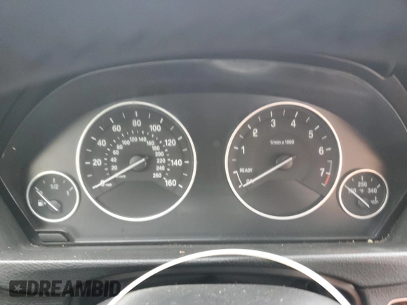 2014 BMW 3 Series 328i with VIN WBA3A5C58EF605710, listed as a Copart auction lot 53621695 with Not Provided miles and Salvage Title. Bid and sale history available at DreamBid. Image 9.