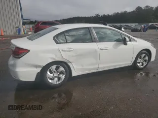 2014 Honda Civic Sedan LX with VIN 2HGFB2F55EH552374, listed as a Copart auction lot 79388144 with 37,565 mi miles and Salvage Title. Bid and sale history available at carsss.com. Image 3.