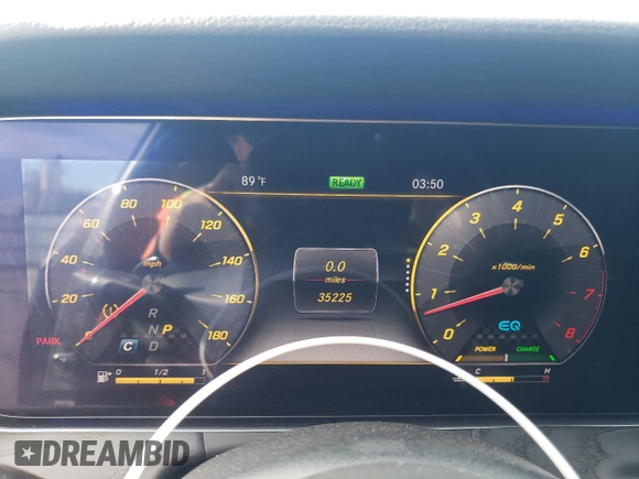 2019 Mercedes-Benz E-Class AMG E 53 with VIN WDDZF6BB7KA590157, listed as a Copart auction lot 69962673 with 35,225 mi miles. Bid and sale history available at carsss.com. Image 9.