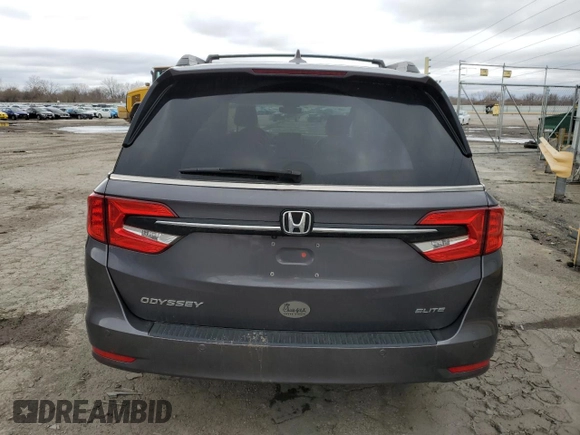 2022 Honda Odyssey Elite с VIN 5FNRL6H92NB023650, выставлен на аукционе Copart как лот 52093035 с пробегом 64 119 миль миль и Списание • Salvage title. История ставок и продаж доступна на DreamBid. Изображение 6.