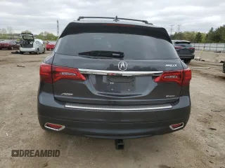 2016 Acura MDX Advance with VIN 5FRYD4H98GB014983, listed as a Copart auction lot 55525135 with 120,221 mi miles and Salvage title. Bid and sale history available at DreamBid. Image 6.