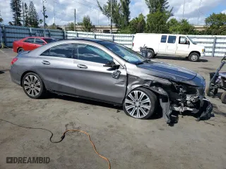 2017 Mercedes-Benz CLA with VIN WDDSJ4EB9HN430718, listed as a Copart auction lot 44358815 with 145,597 mi miles and Salvage Title. Bid and sale history available at carsss.com. Image 4.