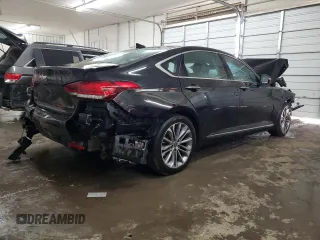 2016 Hyundai Genesis 3.8L with VIN KMHGN4JEXGU142212, listed as a Copart auction lot 70810524 with 115,912 mi miles and Salvage Title. Bid and sale history available at carsss.com. Image 3.
