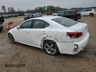 2012 Lexus IS 350 with VIN JTHBE5C26C5030856, listed as a Copart auction lot 42495955 with 129,950 mi miles and Salvage title. Bid and sale history available at DreamBid. Image 2.