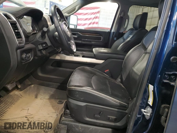 2023 Ram 2500 Laramie with VIN 3C6UR5FL5PG500920, listed as a Copart auction lot 82865454 with 35,330 mi miles and Salvage title. Bid and sale history available at DreamBid. Image 7.