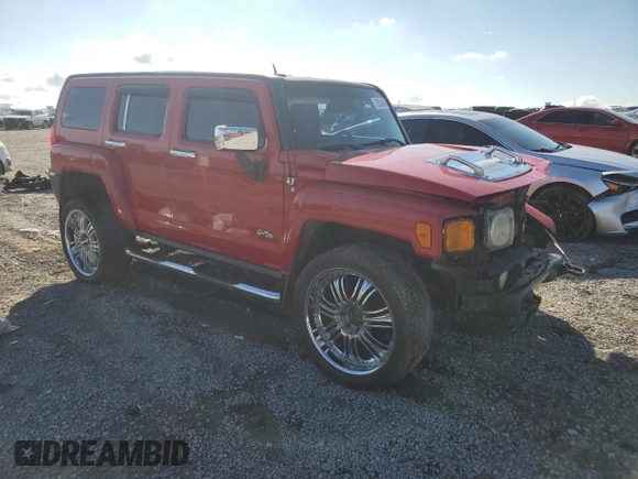 2006 Hummer H3 with VIN 5GTDN136268290754, listed as a Copart auction lot 73514864 with 172,940 mi miles and Salvage Title. Bid and sale history available at carsss.com. Image 4.