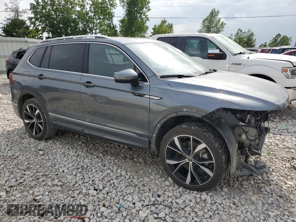 2024 Volkswagen Tiguan SEL R-Line with VIN 3VV4B7AX3RM199363, listed as a Copart auction lot 58811365 with 24,193 mi miles and Clean title. Bid and sale history available at DreamBid. Image 4.