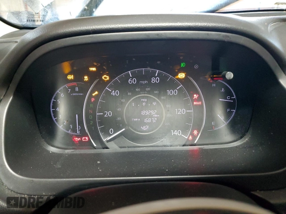 2013 Honda CR-V EX with VIN 2HKRM4H54DH668377, listed as a Copart auction lot 42396315 with 189,292 mi miles and Salvage Title. Bid and sale history available at carsss.com. Image 9.