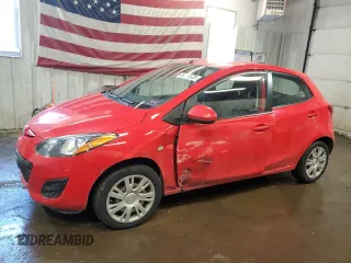 2013 Mazda Mazda2 Sport with VIN JM1DE1KZ5D0153970, listed as a Copart auction lot 46494525 with 98,855 mi miles and Salvage Title. Bid and sale history available at carsss.com. Image 1.