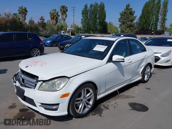 2013 Mercedes-Benz C 250 Sport with VIN WDDGF4HB7DR291503, listed as a IAAI auction lot 42132021 with 118,289 mi miles and . Bid and sale history available at carsss.com. Image 6.