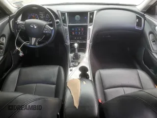 2014 Infiniti Q50 with VIN JN1BV7AP0EM688292, listed as a Copart auction lot 44427385 with 174,233 mi miles and Salvage title. Bid and sale history available at DreamBid. Image 8.