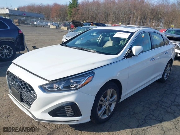2019 Hyundai Sonata Sport with VIN 5NPE34AF0KH737194, listed as a IAAI auction lot 41898277 with 72,142 mi miles. Bid and sale history available at carsss.com. Image 17.