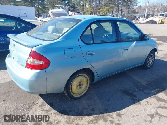 2002 Toyota Prius with VIN JT2BK18UX20049069, listed as a IAAI auction lot 41677053 with 1 mi miles. Bid and sale history available at carsss.com. Image 4.