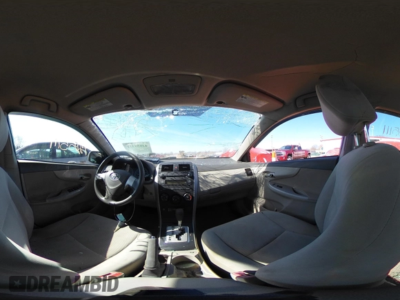 2010 Toyota Corolla with VIN 1NXBU4EE3AZ283248, listed as a IAAI auction lot 42055111 with 83,822 mi miles. Bid and sale history available at carsss.com. Image 19.