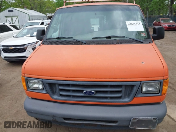 2007 Ford Econoline Cargo Commercial with VIN 1FTNE14WX7DB27840, listed as a IAAI auction lot 42095717 with 209,495 mi miles and . Bid and sale history available at DreamBid. Image 6.