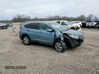 2014 Honda CR-V EX-L with VIN 2HKRM4H75EH665118, listed as a Copart auction lot 52490395 with 0 mi miles and Salvage Title. Bid and sale history available at carsss.com. Image 15.