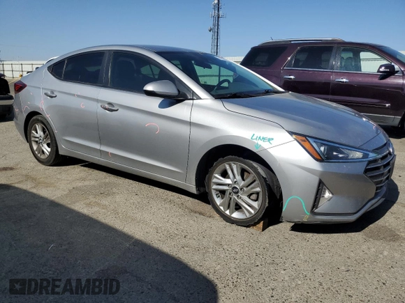 2020 Hyundai Elantra SEL with VIN 5NPD84LF5LH589099, listed as a Copart auction lot 61790105 with 99,990 mi miles and Salvage title. Bid and sale history available at DreamBid. Image 4.